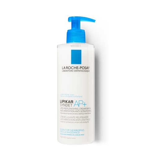 LA ROCHE-POSAY Lipikar Syndet AP+ īpaši delikāts ķermeņa mazgāšanas krēms, 400 ml