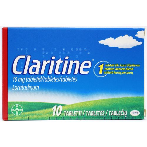 CLARITINE 10MG TABLETES N10