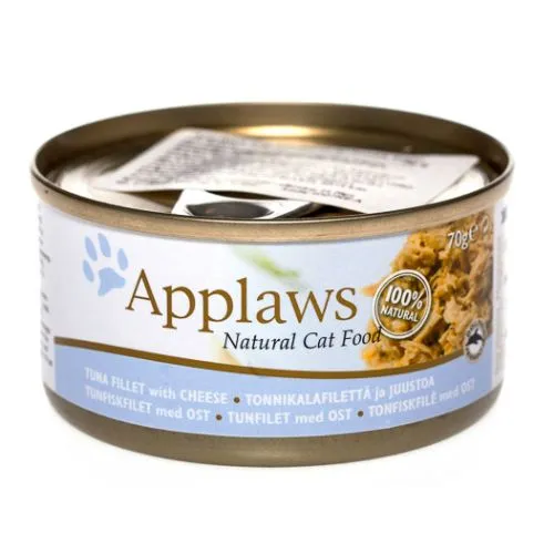 Applaws kaķu konservēta barība tuncis/siers 70g