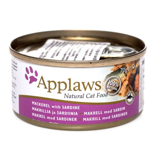Applaws kaķu konservēta barība skumbrija/sardīne 70g