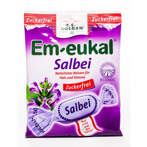 EM-EUKAL salvijas ledenes (bez cukura), 75 g.
