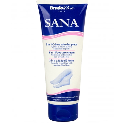 SANA 3 in 1 kāju kopšanas krēms, 100 ml