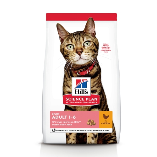 Hills kaķu sausā barība Light vista 3kg