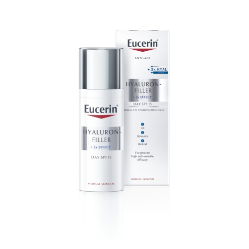 EUCERIN Hyaluron-Filler dienas krēms normālai līdz kombinētai ādai, 50 ml