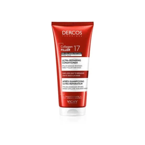 VICHY Dercos Collagen 17 Filler reģenerējošs kondicionieris, 200ml