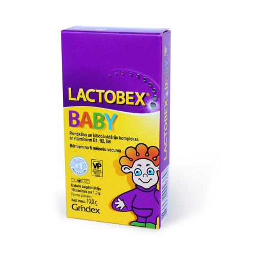 LACTOBEX BABY 1G PULVERIS N10