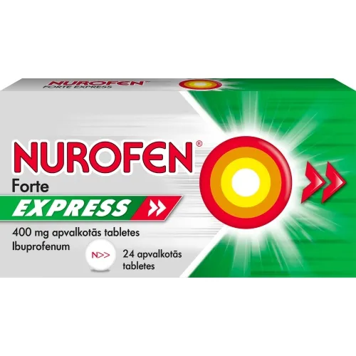 NUROFEN Forte Express 400 mg apvalkotās tabletes, 24 gab.
