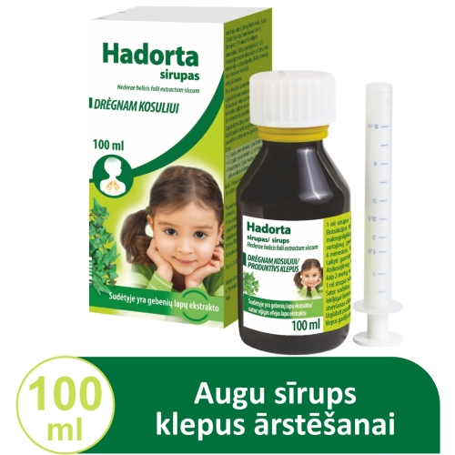HADORTA SĪRUPS 27,78 MG/5 ML 100ML