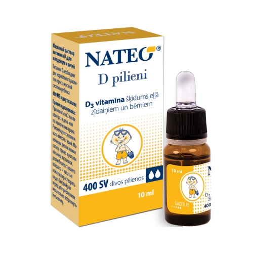 NATEO D pilieni bērniem, 10 ml