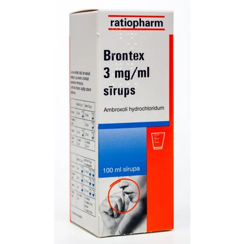 BRONTEX-AMBROXOL sīrups, 100 ml