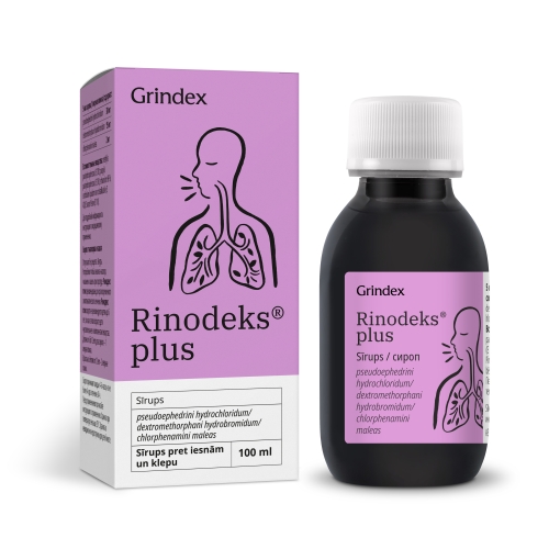 RINODEKS PLUS SĪRUPS (IESNAS KLEPUS) 100ML