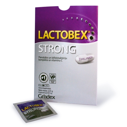 LACTOBEX STRONG 425MG KAPSULAS N6