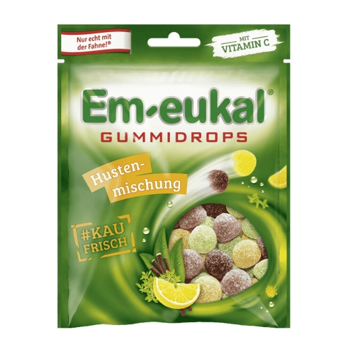 EM-EUKAL pretklepus asorti Gummidrops ledenes, 90 g.