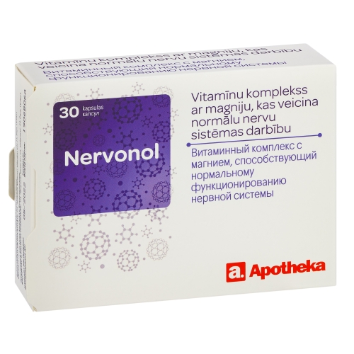 APOTHEKA Nervonol kapsulas, 30 gab