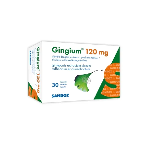 GINGIUM 120MG TABLETES N30