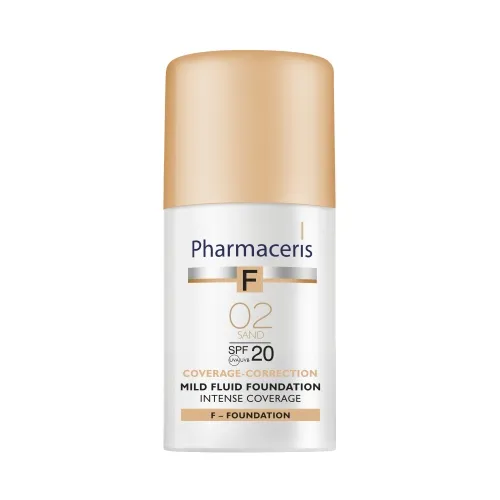 PHARMACERIS F.Intense Coverage Mild Fluid (sand) tonālais krēms, 30 ml