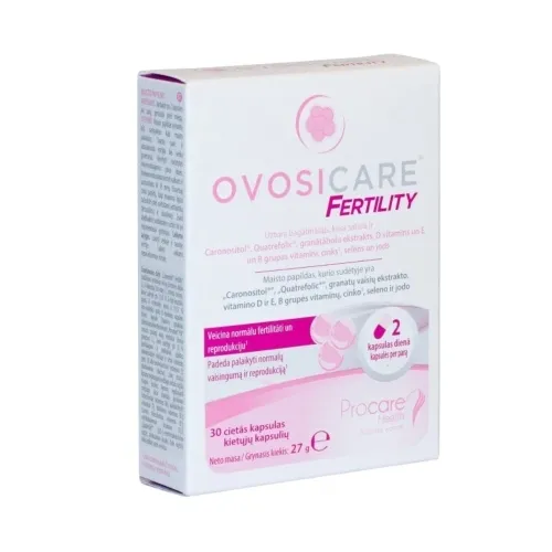 OVOSICARE Fertility kapsulas, 30 gab