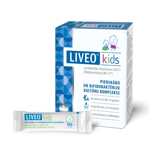 LIVEO Kids pulveris 2 g, 8 gab