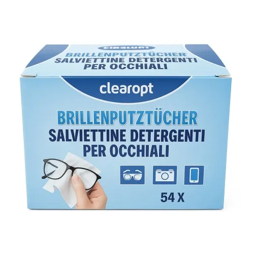 CLEAROPT Briļļu salvetes, 54 gab.