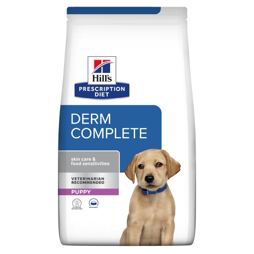 Hills PD kucēnu sausā barība Derm Complete 1,5kg