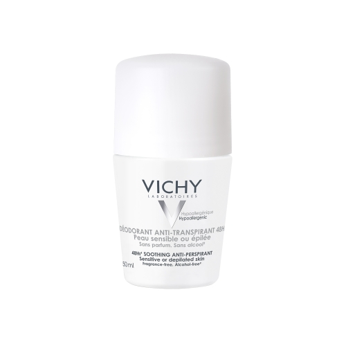 VICHY Dezodorants-rullītis ar 48h iedarbību ļoti jutīgai ādai, 50ml