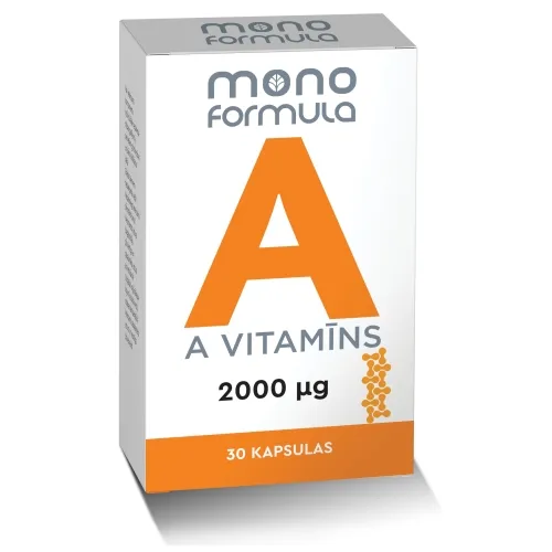 MONO FORMULA A vitamīns kapsulas, 30 gab.