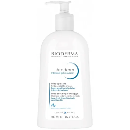 BIODERMA Atoderm Intensive Gel moussant putojošs gels, 500 ml