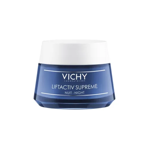 VICHY Liftactiv Supreme nostiprinošs pretgrumbu nakts krēms, 50 ml