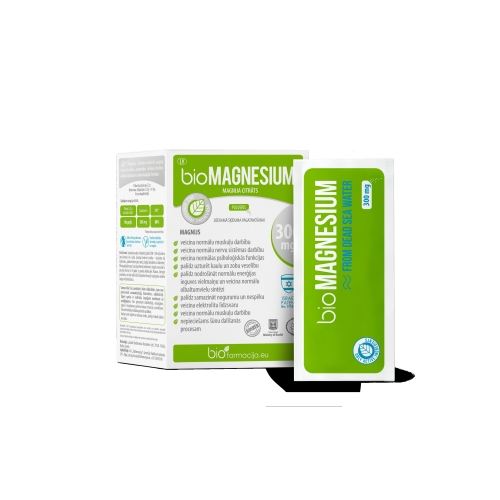 bioMAGNESIUM 300 mg pulveris, 28 gab.