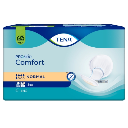 TENA Comfort Normal uzsūcošās paketes, 42 gab.
