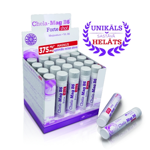 Olimp Labs® CHELA-MAG B6® Forte SHOT (apelsīnu garša) N20