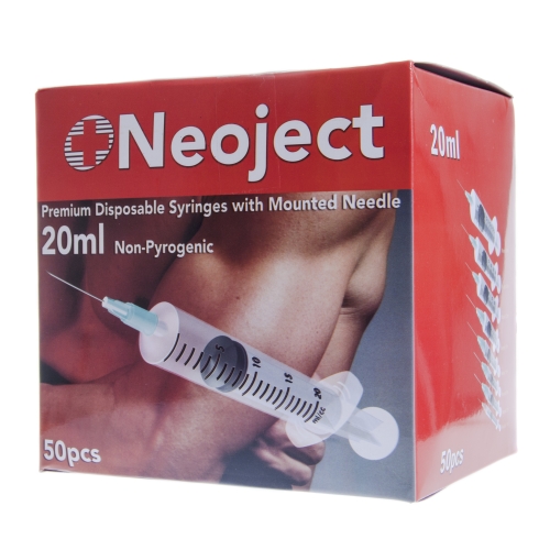 NEOJECT syringe 20 ml + adata 21 g, 50 gab.