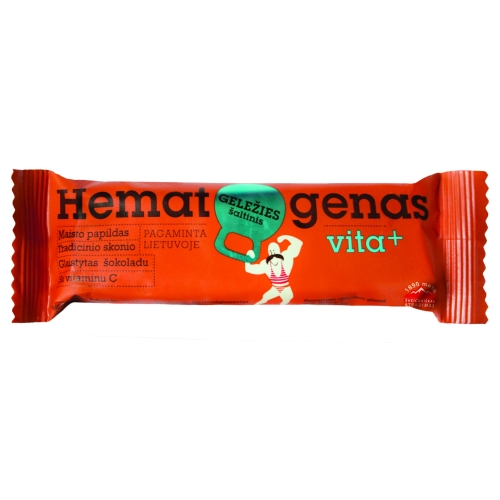 HEMATOGENAS Vita+ hematogens šokolādes glazūrā, 50 g