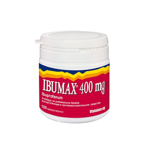 IBUMAX 400mg tabletes, 100 gab.