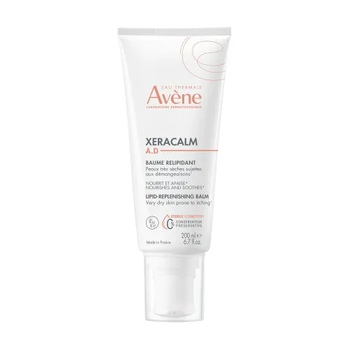 AVÈNE Xeracalm A.D. lipīdus atjaunojošs mīkstinošs balzams ķermenim, 200 ml