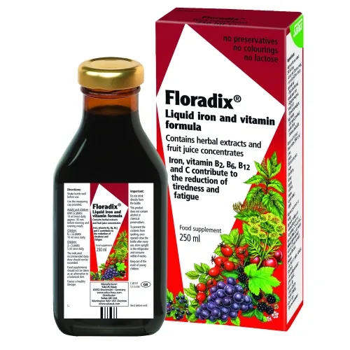 Floradix dzelzs, šķīdums 250 ml