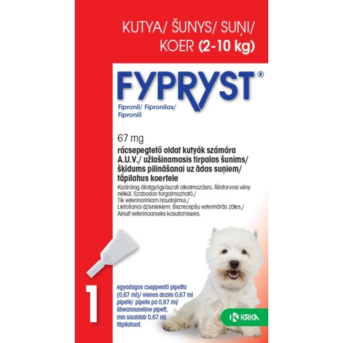 FYPRYST  67MG ŠĶĪD SUŅIEM (2-10KG) N1