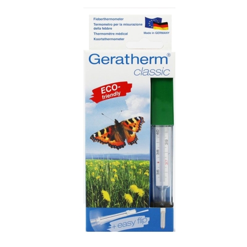 Geratherm Classic termometrs (bez dzīvsudraba) +easy flip