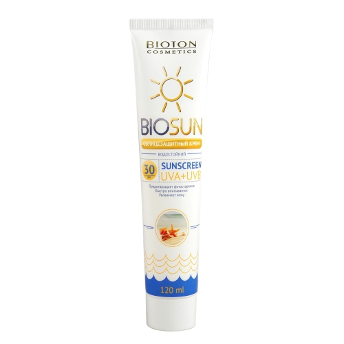 BIOSUN Saules aizsargkrēms SPF 30, 120 ml
