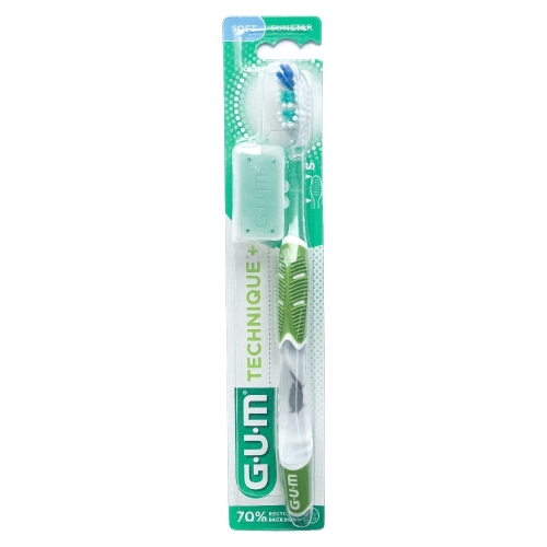 GUM® Technique+ zobu birste (kompakta, mīksta)