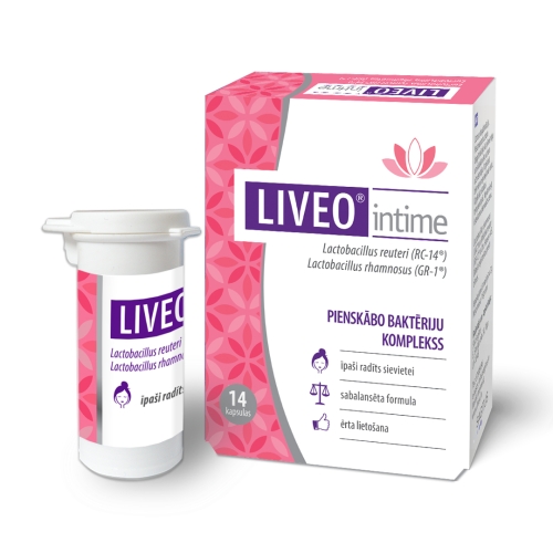 LIVEO Intime kapsulas, 14 gab