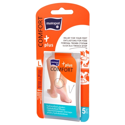 MATOPAT COMFORT PLUS prettulznu plāksteri, L izmērs, 5 gab.
