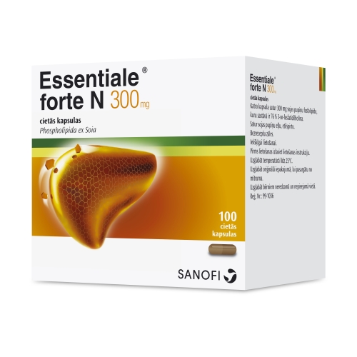 ESSENTIALE® Forte N 300 mg kapsulas, 100 gab