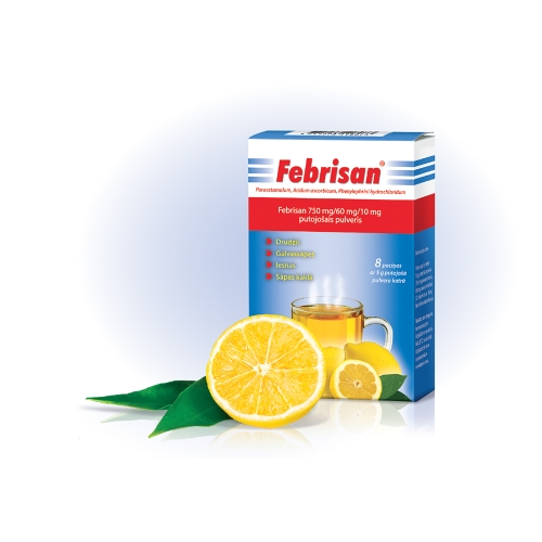 FEBRISAN 750MG/60MG/10MG PULVERIS N8