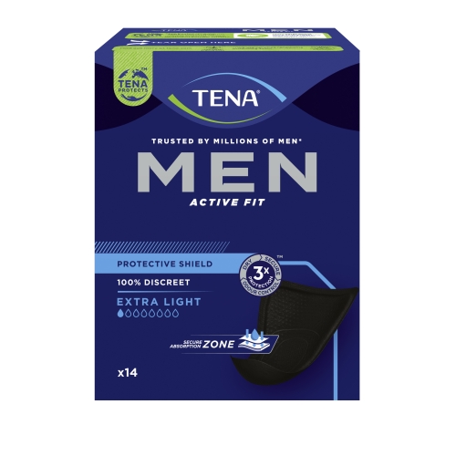 TENA Men Level 0 (Protective Shield) ieliktņi vīriešiem, 14 gab.