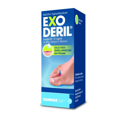 EXODERIL šķīdums, 20 ml