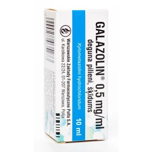 GALAZOLIN 0.05 % deguna pilieni, 10 ml