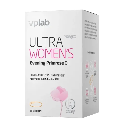 VPLAB Ultra Womens Naktssveces eļļa mīkstās kapsulas, 60 gab.