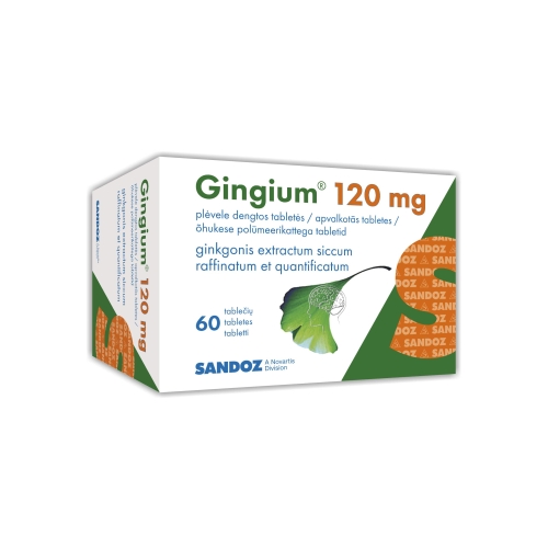GINGIUM 120MG TABLETES N60