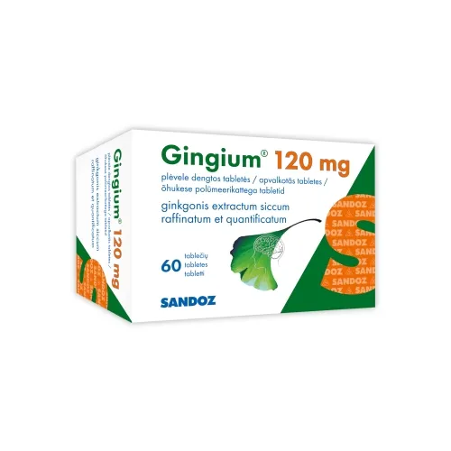 GINGIUM 120MG TABLETES N60